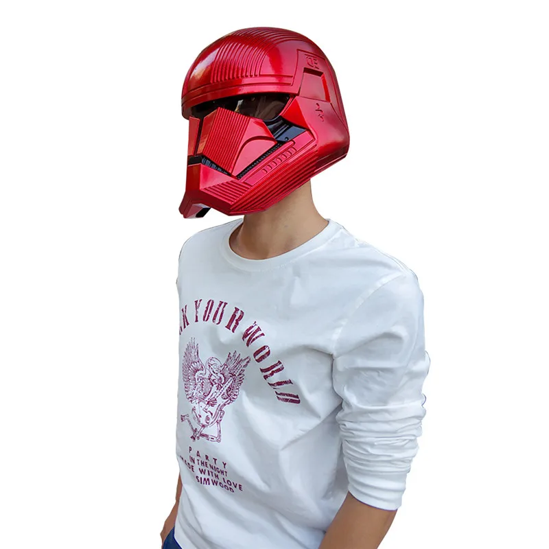 Новинка Звездные войны: Взлет Скайуокера Косплей Sith Trooper красный шлем маска крутая звезда на Хэллоуин войны ПВХ шлемы маска реквизит
