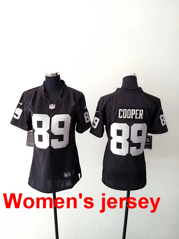 11 A+++ женские все сшитые Окленд s ladies 4 Derek Carr 20 mcfadden 89 Amari Cooper 52 Khalil Mack Jersey - Цвет: 11