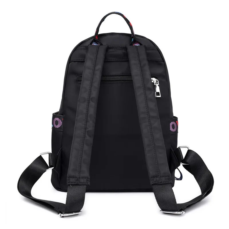 

Baigou Bag New Style Nylon Waterproof Multi-Purpose Large-Volume Campus Students Shoulder Computer School Bag Women's