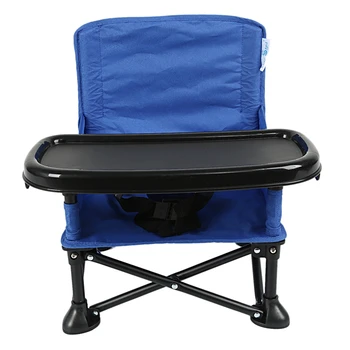 

New Hot Portable Baby Booster Seat Folding Baby Chair With Tray And Carrying Bag High Chair Camping Travel Baby Seat
