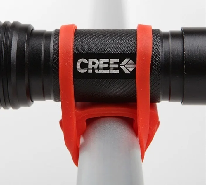 Mountain Bike Silicone Strap Lamp Bracket Legs Cable Ties a Price Bicycle Riding Equipment Accessories