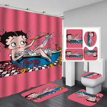 

Digital Printing Waterproof Cartoon Animation Serie Shower Curtain Customization of Individual Character Bathroom Shower Curtain