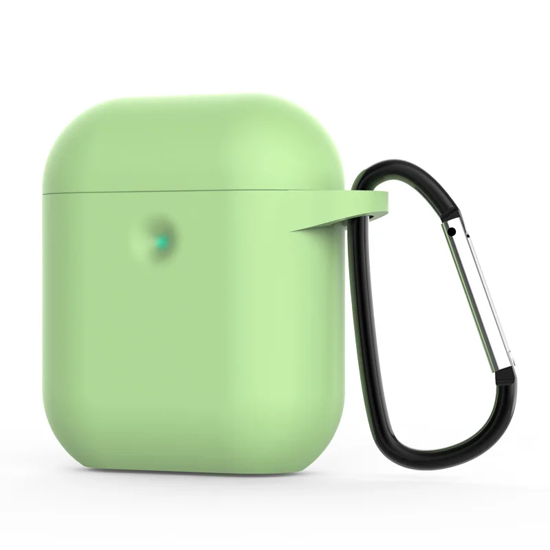 Чехол для наушников из ТПУ и волокна для Airpods 1 2 чехол бизнес Мягкий ТПУ полный защитный чехол для Airpods 2 Чехол Мягкий чехол