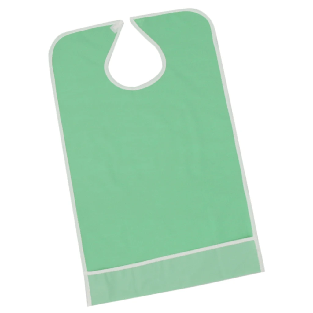 Adult Bib Mealtime Dinner Cloth Protector Disability Aid Aprons for Elder Patient
