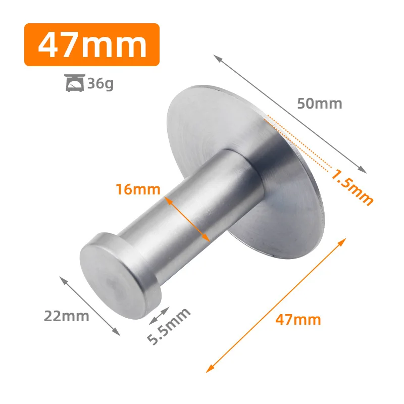 Metal Hook Multi Purpose Hooks Adhesive Wall Hook Kitchen Hooks Self Adhesive Hooks Wall Organizer Hook Wall Mount Hooks Heavy Duty Stainless Steel Hook Self Adhesive Hook Key Holder Rack Clothes Towel Hanger 1pcs