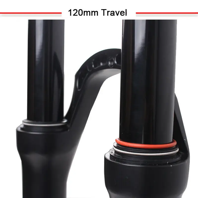 KRSEC подвесная вилка 26 ''27,5'' 29 ''MTB велосипед 120 мм Воздушный ...