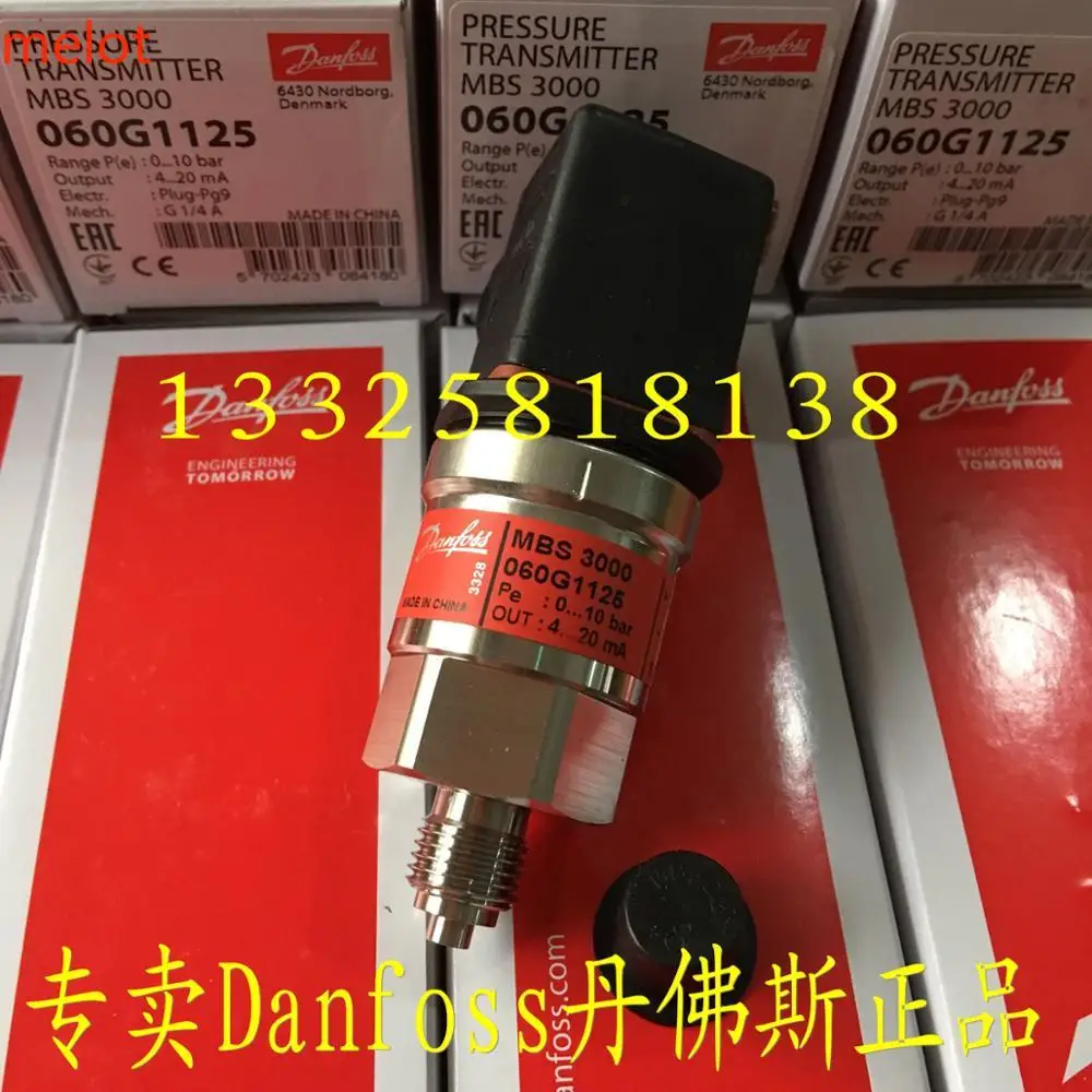 

New original MBS3000 Danfoss pressure transmitter 0-10bar 060G1125 4-20mA