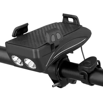 

Four in one cycling lights Mobile phone charging stand Driving headlight High decibel speaker Highlight long shot