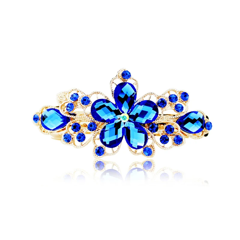 style 6 Blue Для женщин волос аксессуары и клипсы для волос для девочек лист Форма разных Стиль для женщин Зажимы Головные Уборы Заколка для волос, заколки для волос, украшение для волос - Цвет: style 6 Blue