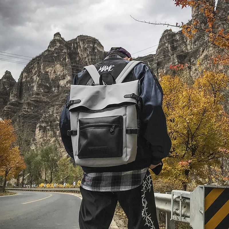 

Fashion Trend Large Capacity Backpack Casual Minimalist Travel Bag Men and Women Camouflage Computer Bag