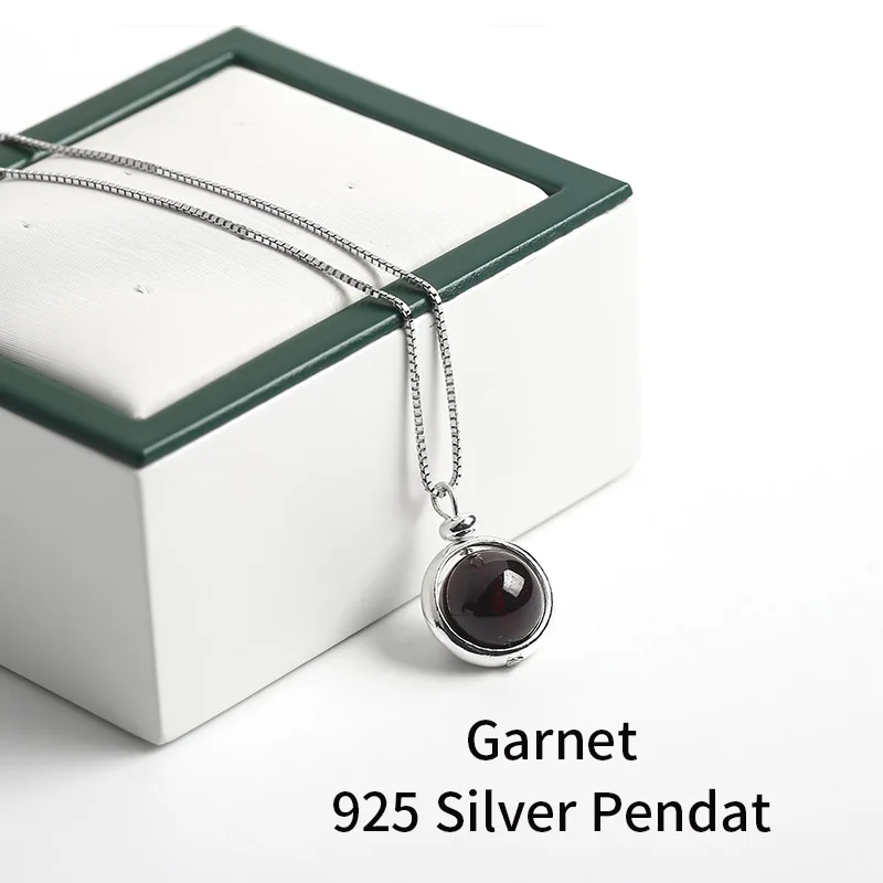 Garnet JD Ассорти натуральный камень круглая подвеска-маятник кристалл клубника кварц Чакра Исцеление Рейки бусины и - Окраска металла: Garnet
