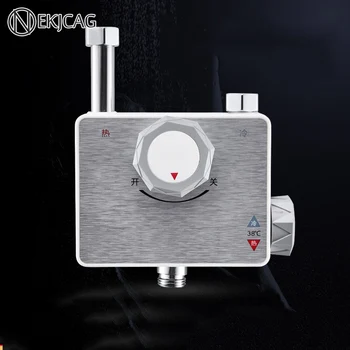 

Stainless Steel Electroplating Intelligent Automatic Thermostatic Mixing Valve Temperature Control Shower Faucet