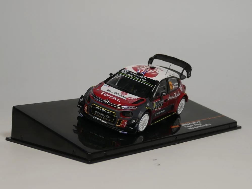 

IX O 1:43 Citroen C3 WRC #10 Rallye Monte carlo 2018 boutique alloy car toys for children kids toys Model gift Original box