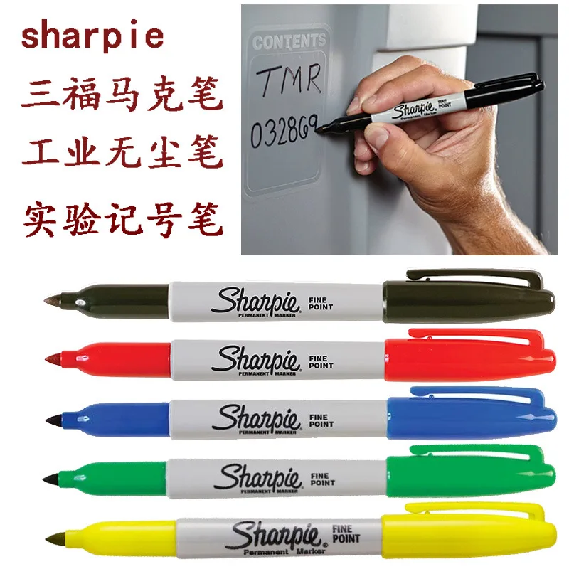 

American Sanford Marking Pen 1mm Dust-Free Oily Industrial Mark Pen Sharpie30001 Laboratory Marking Pen