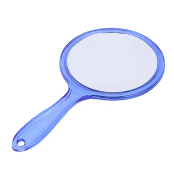 

Creative Makeup Mirror Handheld Cosmetic Mirror Portable Makeup Supplies Accessories for Women Female (Transparent)