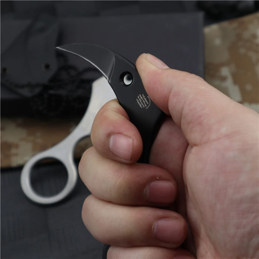 Новейший нож Karambit, тактический коготь, нож для шеи, походный Походный нож для самообороны, походный охотничий нож, инструменты для выживания, K оболочка