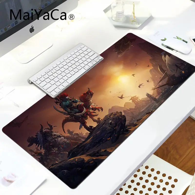 MaiYaCa крутой игровой мир WarCraft высокоскоростной коврик для мыши для ноутбука игровой коврик для мыши - Цвет: LockEdge 30x80cm