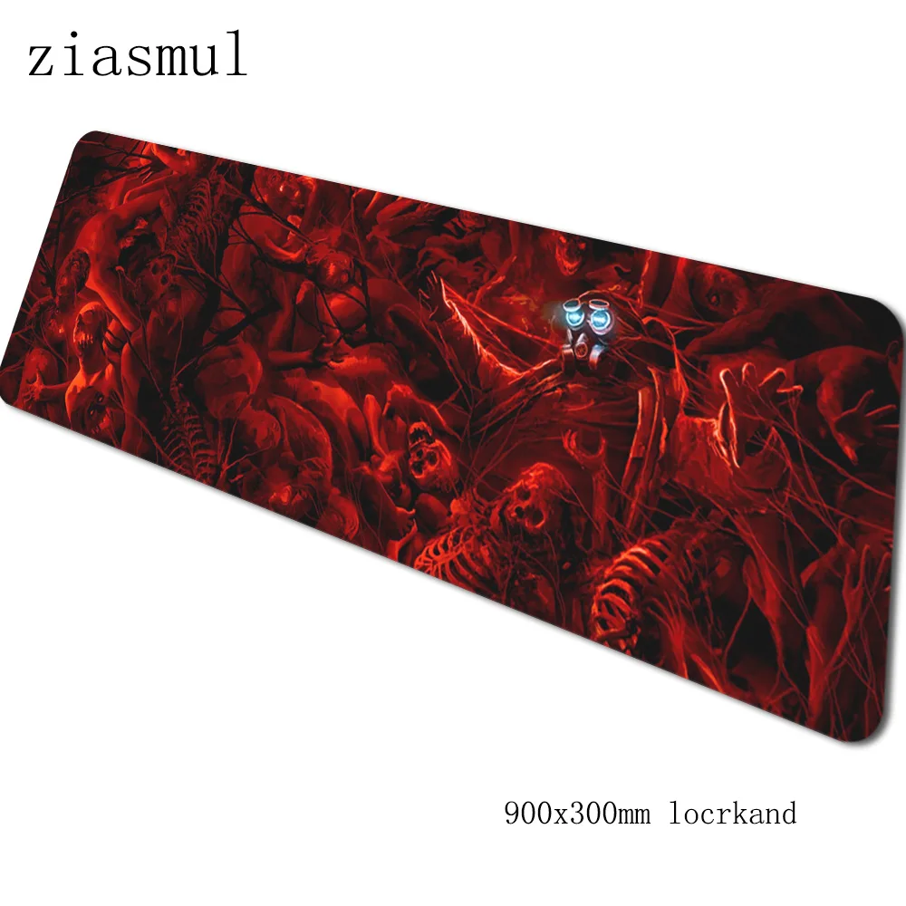 Кровавый коврик для мыши, геймер, милый 90x30 см, коврик для мыши, игровой коврик для мыши, большая Горячая Распродажа, коврик для мыши, стол для компьютера, коврики для мыши - Цвет: Size 900x300x2mm