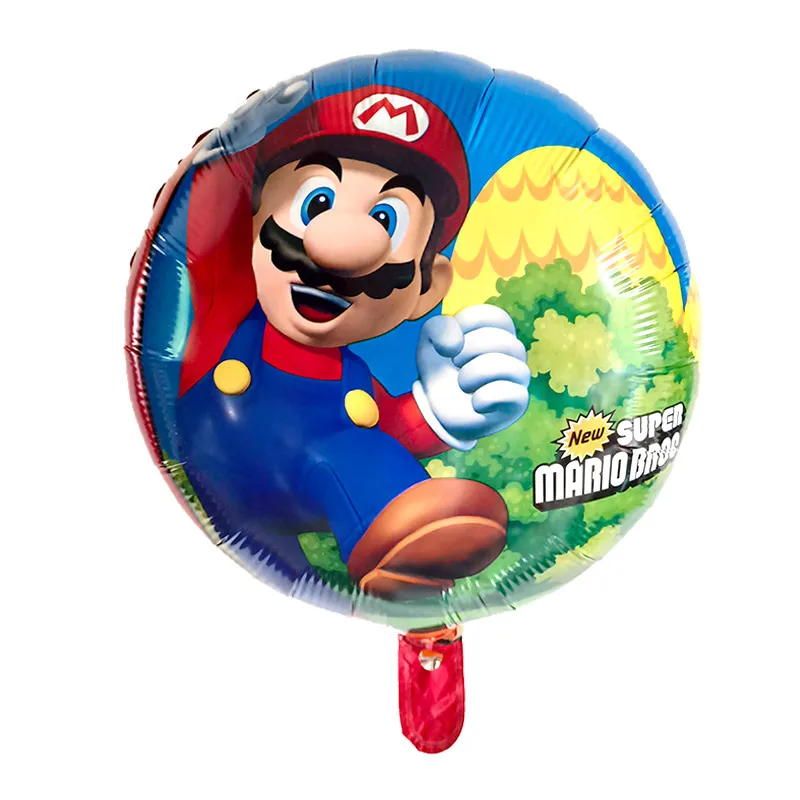 5 шт. воздушные шары Super Mario Bros на день рождения Luigi Mario Bros гелиевый воздушный шар Globos детский подарок на день рождения украшения