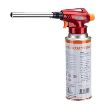 Briquet à gaz à flamme réglable en acier inoxydable, Durable, souffleur de chauffage, pour la cuisine domestique, allumage, outil de soudage