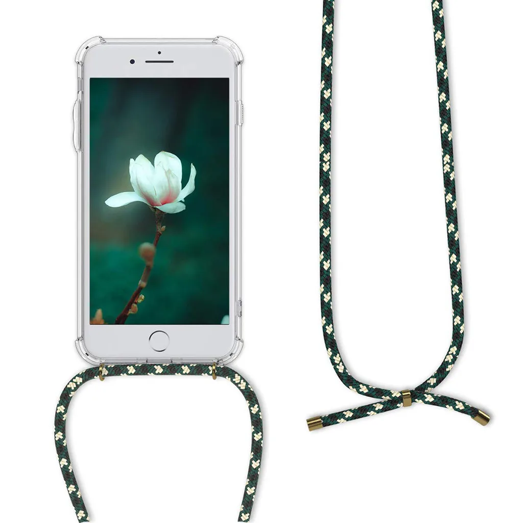 Нашейные ремешки, выдвижной силиконовый чехол для iPhone 7/8 Plus/iPhone 7/8/XS MAX/iPhone X/iPhone XR