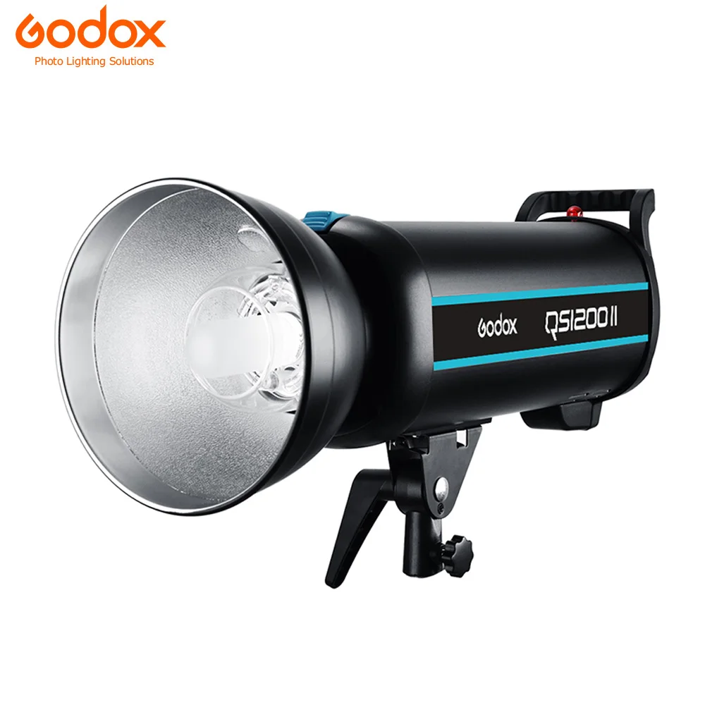 Профессиональный студийный стробоскоп Godox QS1200II 1200Ws GN110 5600K со встроенной беспроводной системой X Godox 2,4G add X1T передатчик
