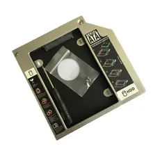 Caddie pour disque dur de deuxième génération en aluminium, 9.5mm, 12.7mm, 9.5mm, SATA 3.0 Optibay, 2.5 pouces, boîtier pour DVD CD ROM