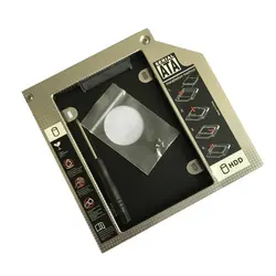 Caddie pour disque dur de deuxième génération en aluminium, 9.5mm, 12.7mm, 9.5mm, SATA 3.0 Optibay, 2.5 pouces, boîtier pour DVD CD ROM 