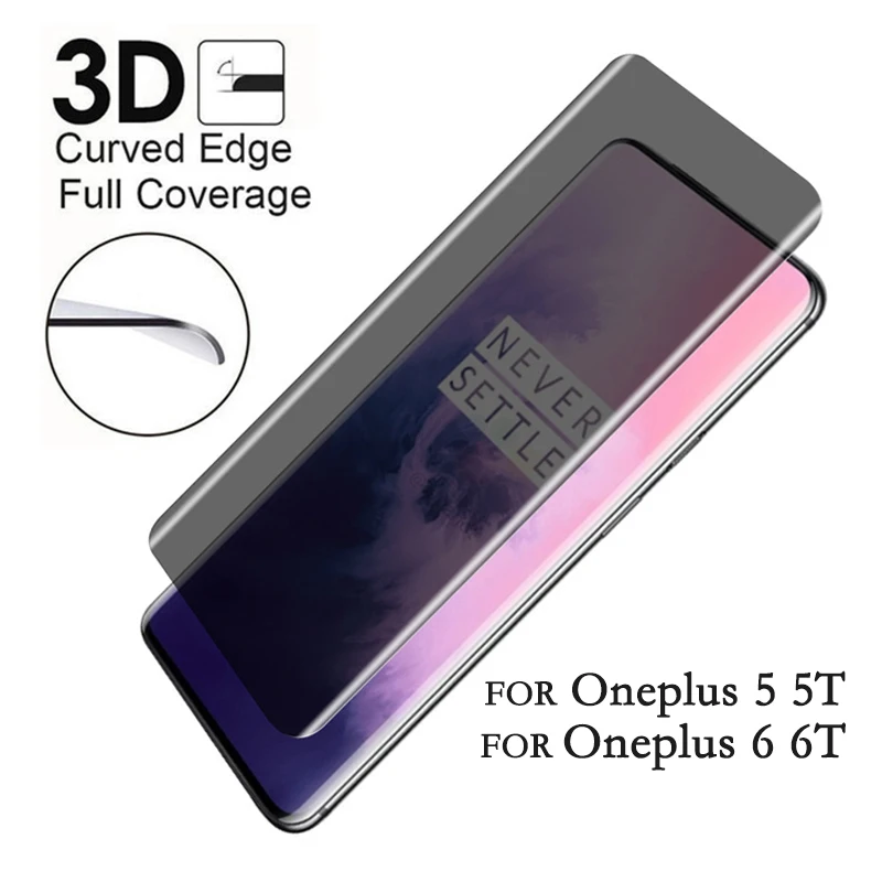 

9D Screen Protector For Oneplus 7 7 Pro Glass Tempered Glass For Oneplus 6 6T 5 5T Glass Protective Film Full Cover Anti Scratch