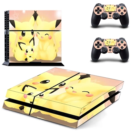 DPTM1751 Pokemons Скины Виниловые наклейки PS4 наклейка для консоли Playstation 4 и 2 контроллера игра Защитная Наклейка-пикачус - Цвет: DPTM1751