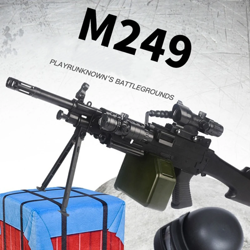 M249 водяной пистолет для детей рождественские подарки Безопасный/веселый детский игрушечный водяной пистолет винтовка CS стрельба игры Электрический пистолет