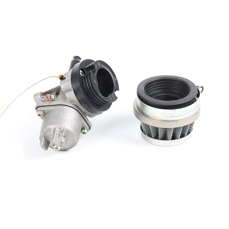 Цветной Карбюратор Carb Carby+ стальной 44 мм воздушный фильтр+ стек для 47cc 49cc мини мото грязи карманный велосипед ATV Quad Go Kart Мини Мото