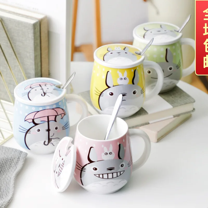 

New Creative Totoro Mug Coffee And Drink Cup High Temperature Manufacture Quality Ceramics Nice Quality