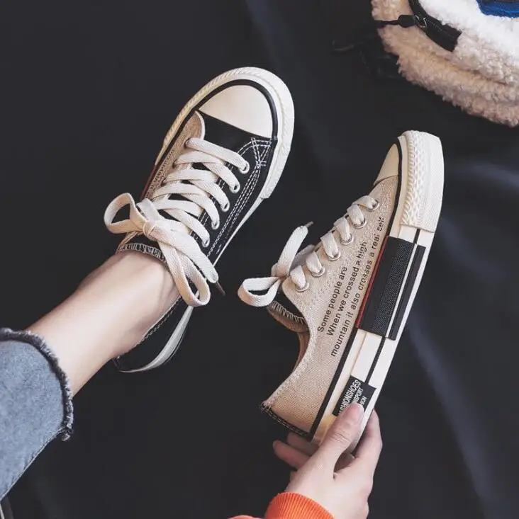 new wild net red white shoes canvas shoes women free delivery