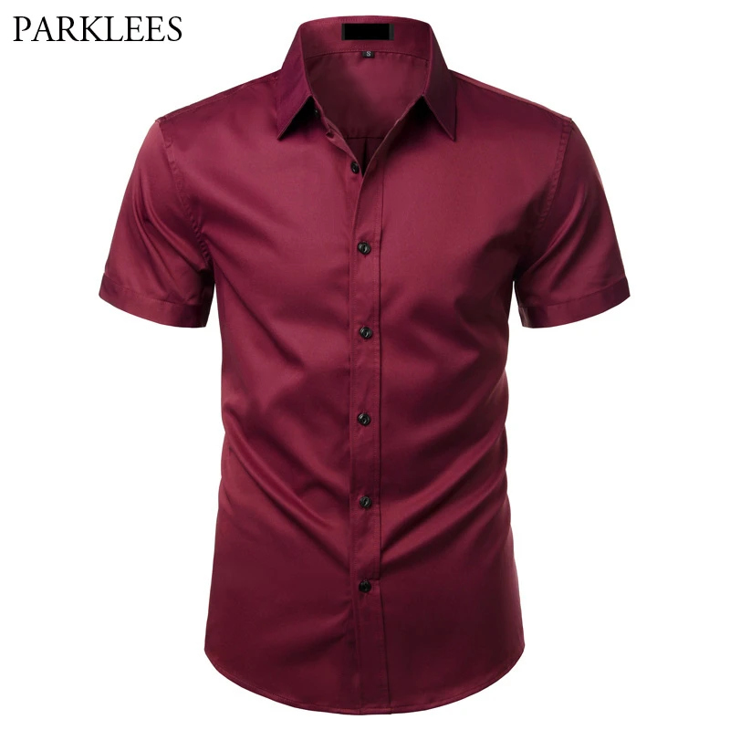 Mens wine dress shirt Clearance
