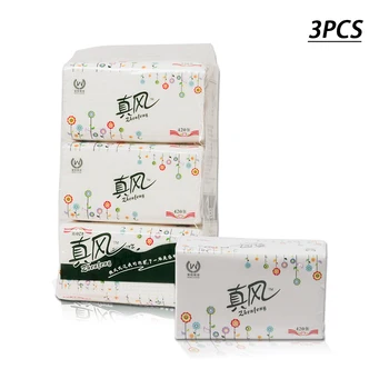

3Packs Toilet Paper Towels Oil Wiping Disposable Kitchen Table Dish Cleaning Paper Raw Wood Pumping Paper
