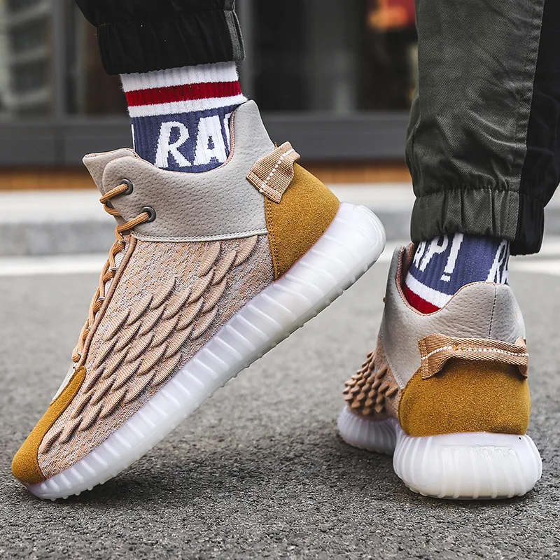 

Fish Scales 2019 MEN'S SHOES 350v3 gao bang kuan Coconut Athletic Shoes Youth Fashion Trend Men's Sports Footwear