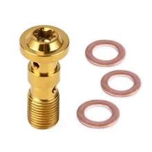 NICECNC motocykl ze stali nierdzewnej hamulca śruba Banjo M10 x 1.0mm śruba Banjo śruba M10x1.0 dla KTM Ducati Triumph
