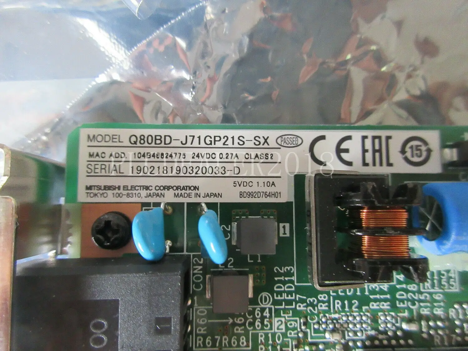 1 шт. Mitsubishi Q80BD-J71GP21S-SX сетевой интерфейс платы