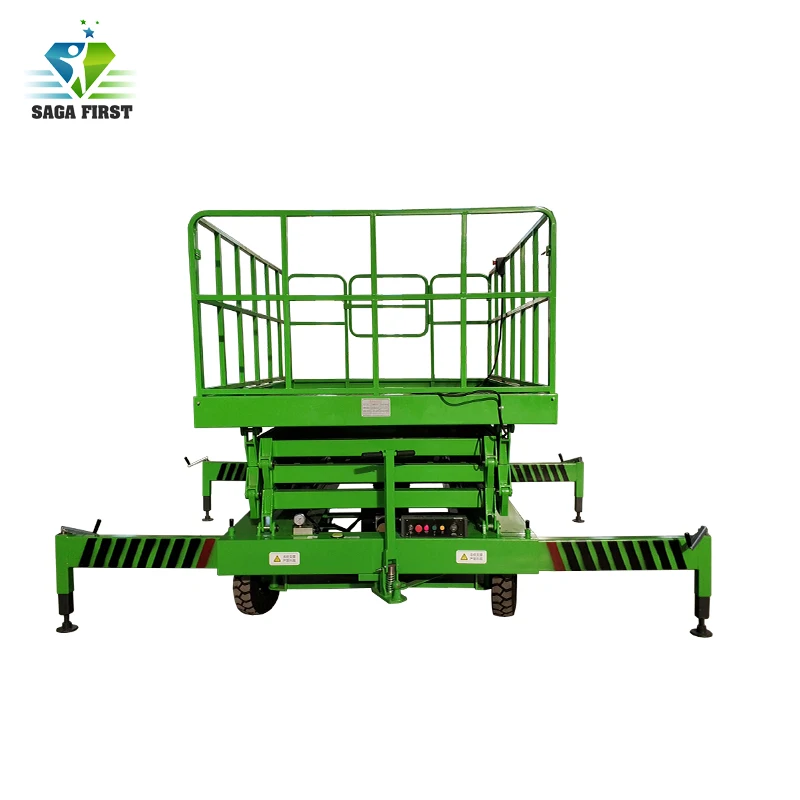 500kg 10m Hydraulic Removable Scissor Lift Platform