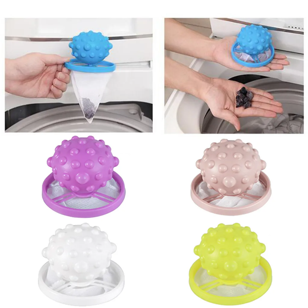 1pc Magic Laundry Ball Pet Fur Catcher For Washing Machine Balls Lint Catcher Foating Cotton