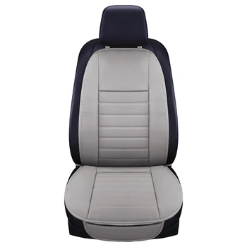 

Front Car Seat Cover With Backrest Universal Breathable PU Seat Cushion Protection Mat Pad Auto Seat Fit Interior Accessories