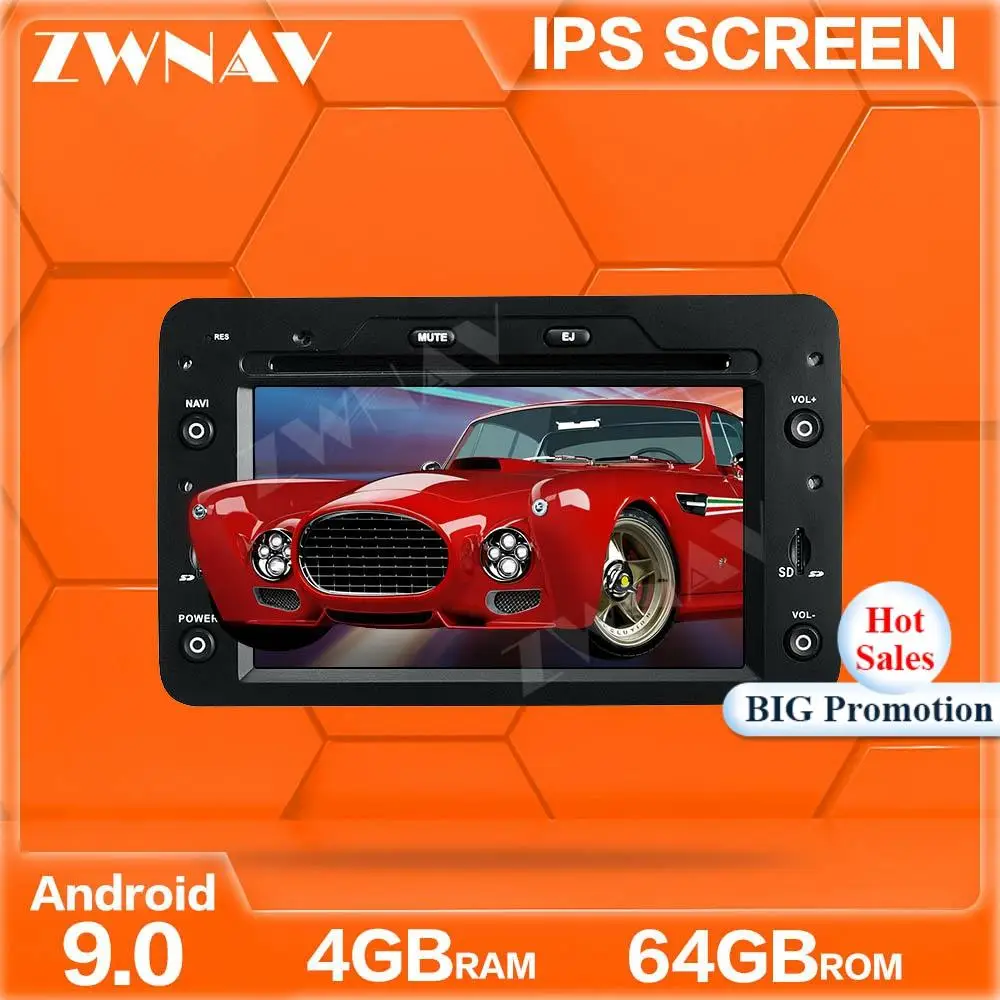 Автомобильный мультимедийный плеер с сенсорным экраном Android 9 0 для Alfa Romeo Spider 2006