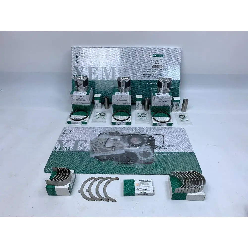 

New Aftermaket Engine Part D1503 Rebuild Kit With Cylinder Gaskets Piston Rings Bearings For Kubota