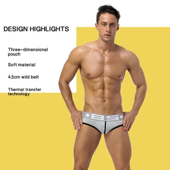 

Sexy Men Underwear Men Briefs Breathable Mens Panties Low Waist Cotton Man Underpants Cuecas Calzoncillos Hombre Slip Underwear