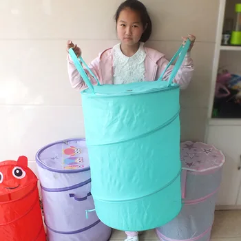 

Cartoon Foldable Dirty Clothes Basket Toys Sundries Accept Barrel Accept Baskets Of Dirty Clothes