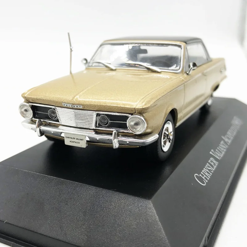 Коллекция 1/43, Изысканная модель Chrysler VALIANT, ACAPULCO-1965, статическая модель, сплав, литая под давлением, ретро автомобиль, подарок на день рождения