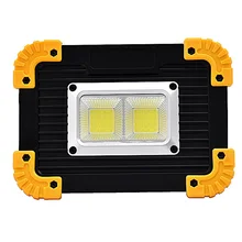 20 Вт COB перезаряжаемый прожектор, светильник для рыбалки, портативный Точечный светильник для кемпинга, походов на открытом воздухе, аварийный светодиодный светильник, регулируемый для безопасности