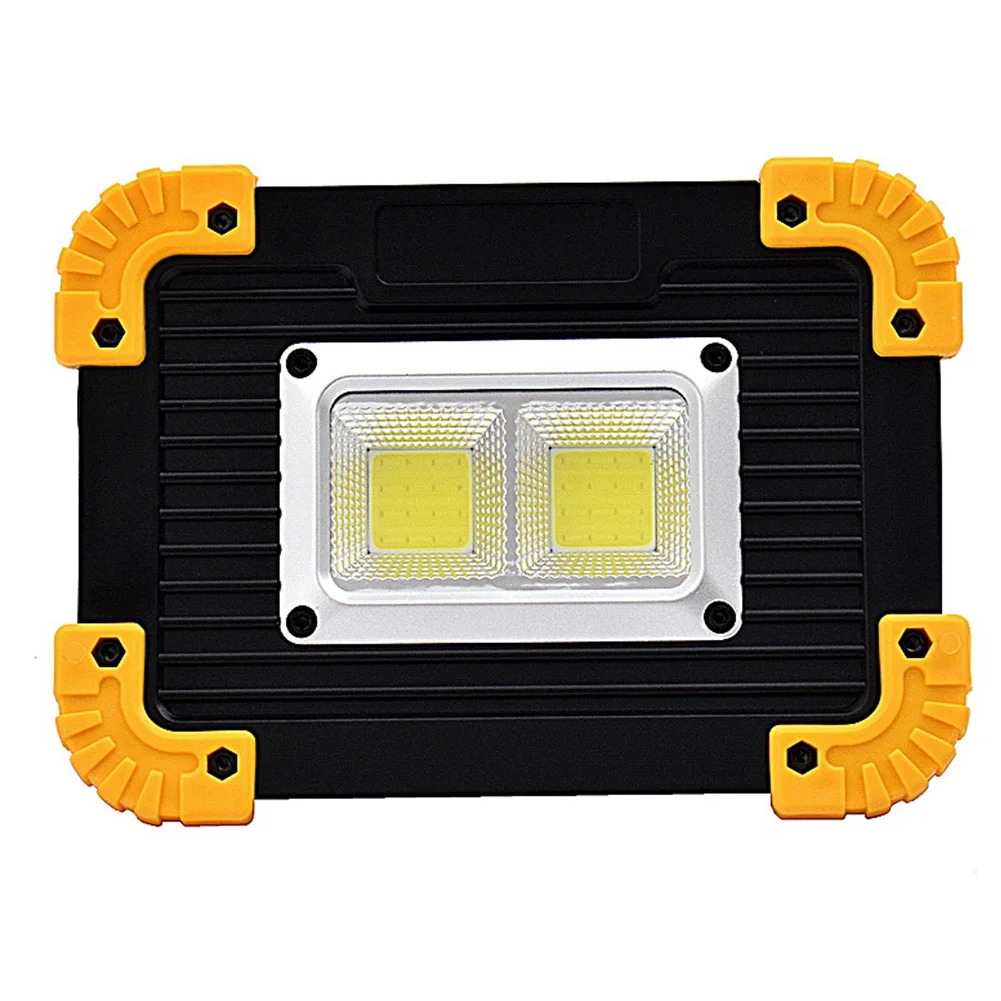

20W COB Rechargeable Floodlight Fishing Portable Spotlight Camping Hiking Outdoor Emergency LED Work Light Security Adjustable