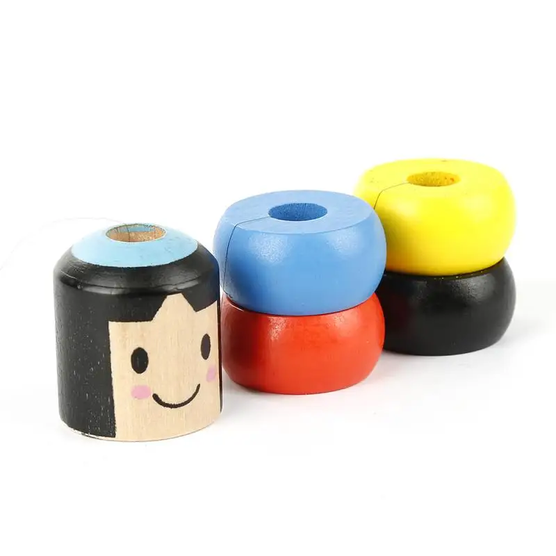 Небьющийся деревянный человек волшебная игрушка волшебные Трюки крупным планом